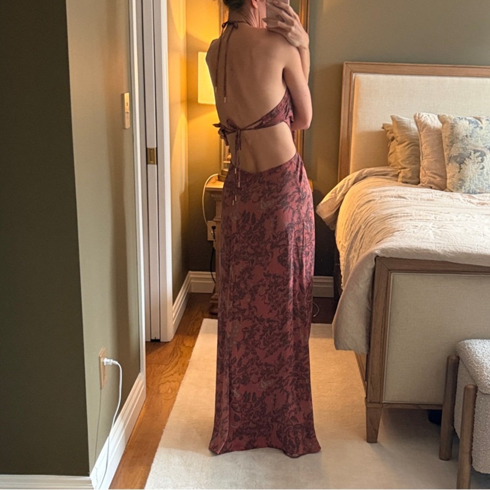 House of Harlow x Revolve Cut-Out Halter Maxi Dress (Size Small) - Picture 2 of 4